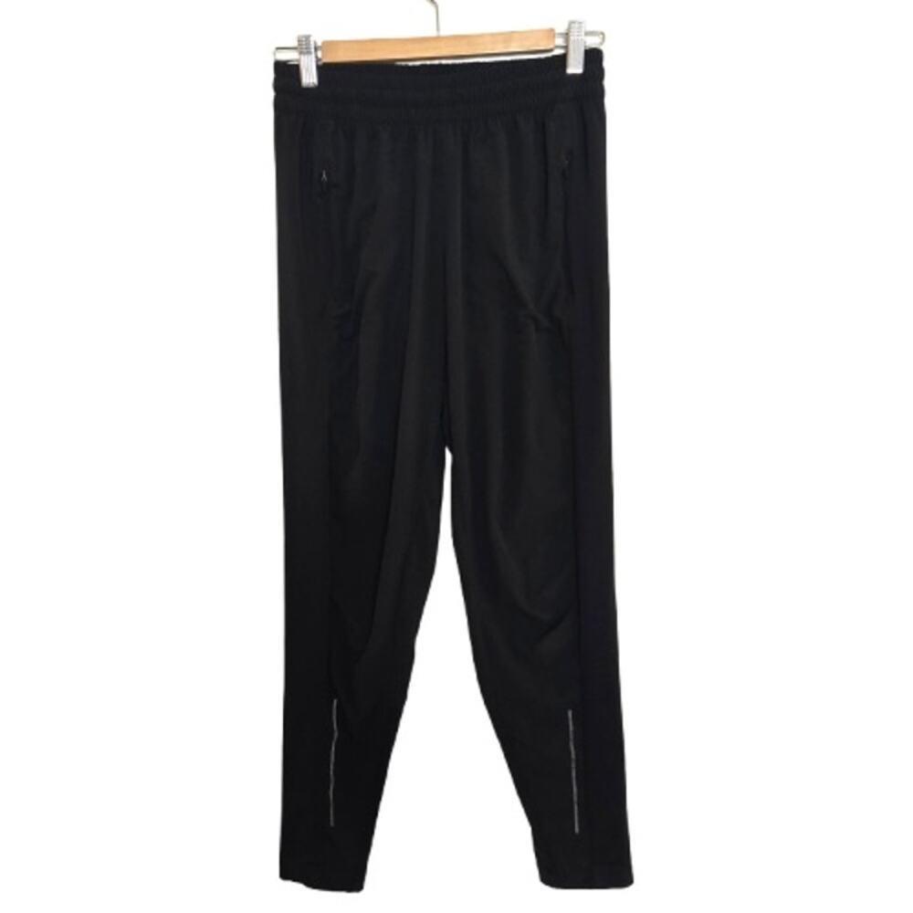 Nike Dri-FIT Black Running Track Pants Joggers Size S Reflective Details